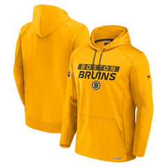 Boston Bruins Fanatics Authentic Pro Rink Fleece Pullover Hoodie - Gold - NHL 200870273