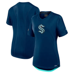 Seattle Kraken Fanatics Women's Authentic Pro Rink T-Shirt - Deep Sea Blue - NHL 200870385