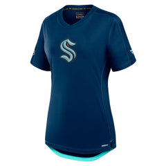 Seattle Kraken Fanatics Women's Authentic Pro Rink T-Shirt - Deep Sea Blue - NHL 200870385