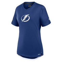 Tampa Bay Lightning Fanatics Women's Authentic Pro Rink Tech T-Shirt - Blue - NHL 200870386