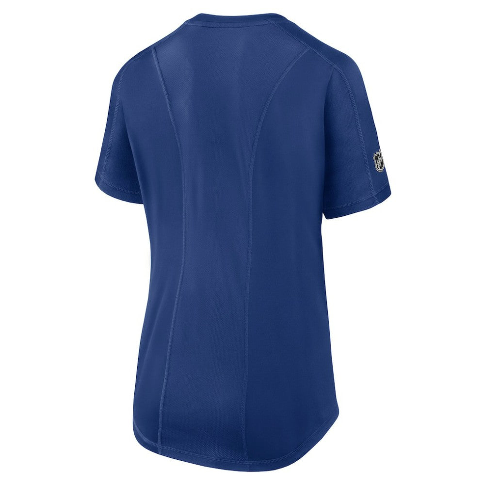 Tampa Bay Lightning Fanatics Women's Authentic Pro Rink Tech T-Shirt - Blue - NHL 200870386