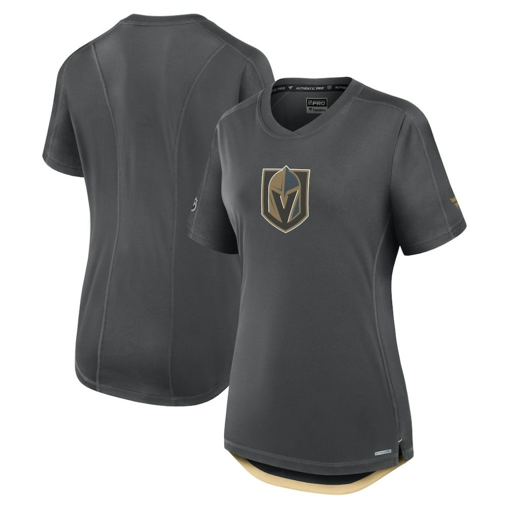 Vegas Golden Knights Fanatics Women's Authentic Pro Rink Tech T-Shirt - Gray - NHL 200870403