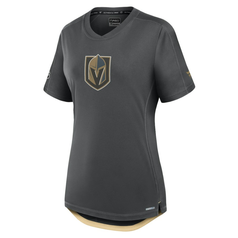 Vegas Golden Knights Fanatics Women's Authentic Pro Rink Tech T-Shirt - Gray - NHL 200870403