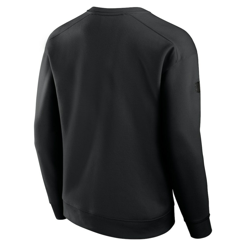 Detroit Red Wings Fanatics Authentic Pro Road Fleece Pullover Sweatshirt - Black - NHL 200871167