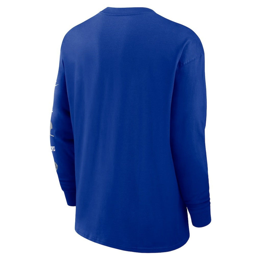 Nike Dallas Cowboys Rewind Heavy Max90 Pocket Long Sleeve T-Shirt Royal