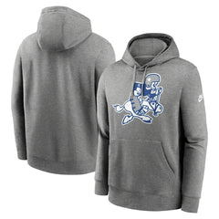 Nike Dallas Cowboys Rewind Retro Joe Club Pullover Hoodie Heather Charcoal