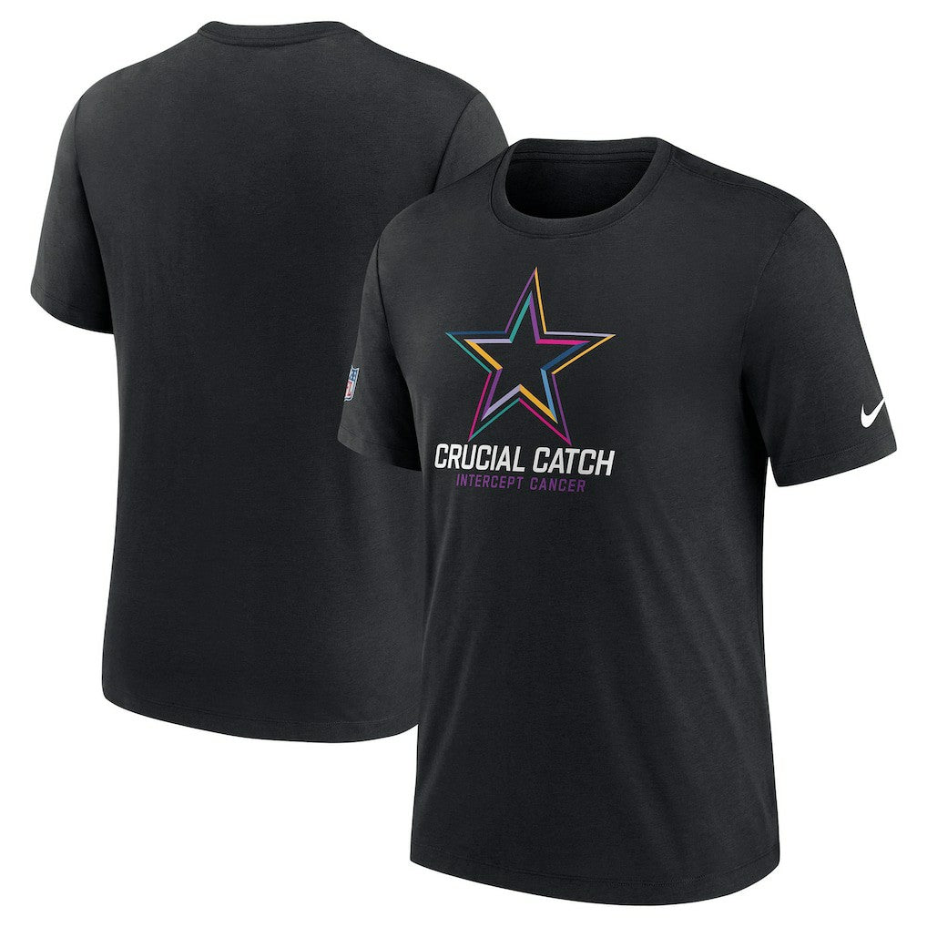 Nike Dallas Cowboys 2024 NFL Crucial Catch T-Shirt Black