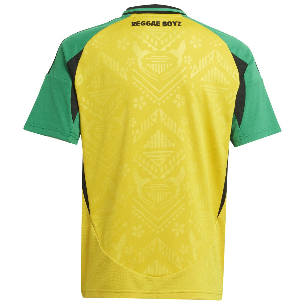 Jamaica National Team Youth 2024 Home Replica Jersey Yellow - Adidas