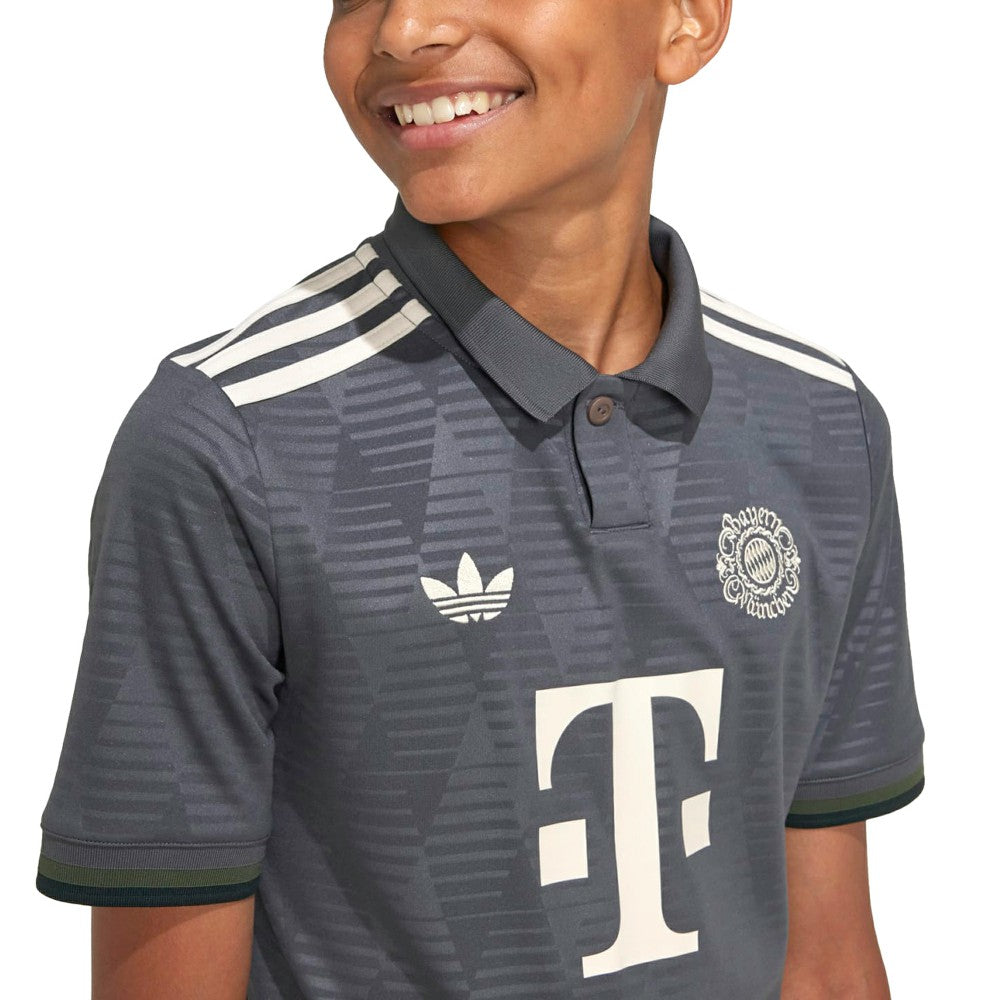 Bayern Munich Youth 2024/25 Wiesn Replica Jersey Gray - Adidas outlet