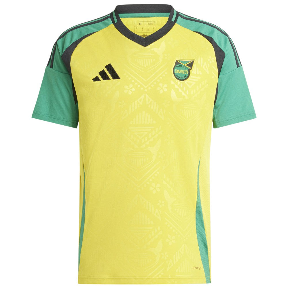 Jamaica National Team 2024 Home Replica Jersey Yellow - Adidas