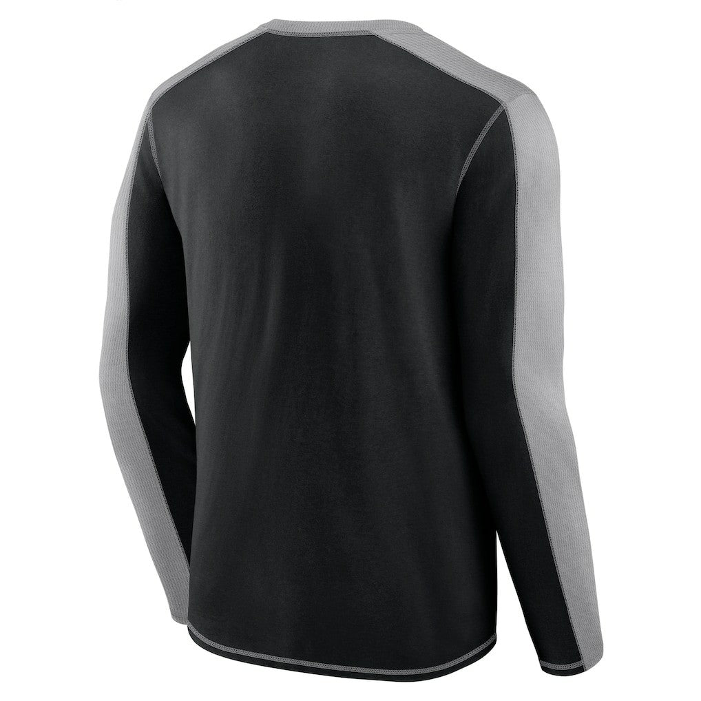 Fanatics Carolina Panthers Behind the Line Long Sleeve T-Shirt Black/Gray