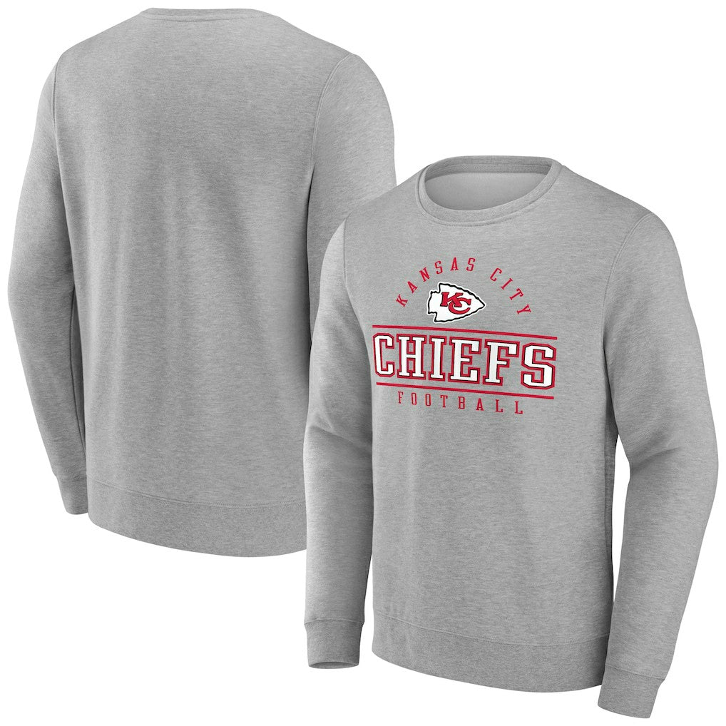 Fanatics Kansas City Chiefs Extreme Tackle Sweatshirt Heather Gray