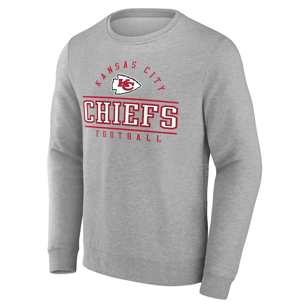 Fanatics Kansas City Chiefs Extreme Tackle Sweatshirt Heather Gray