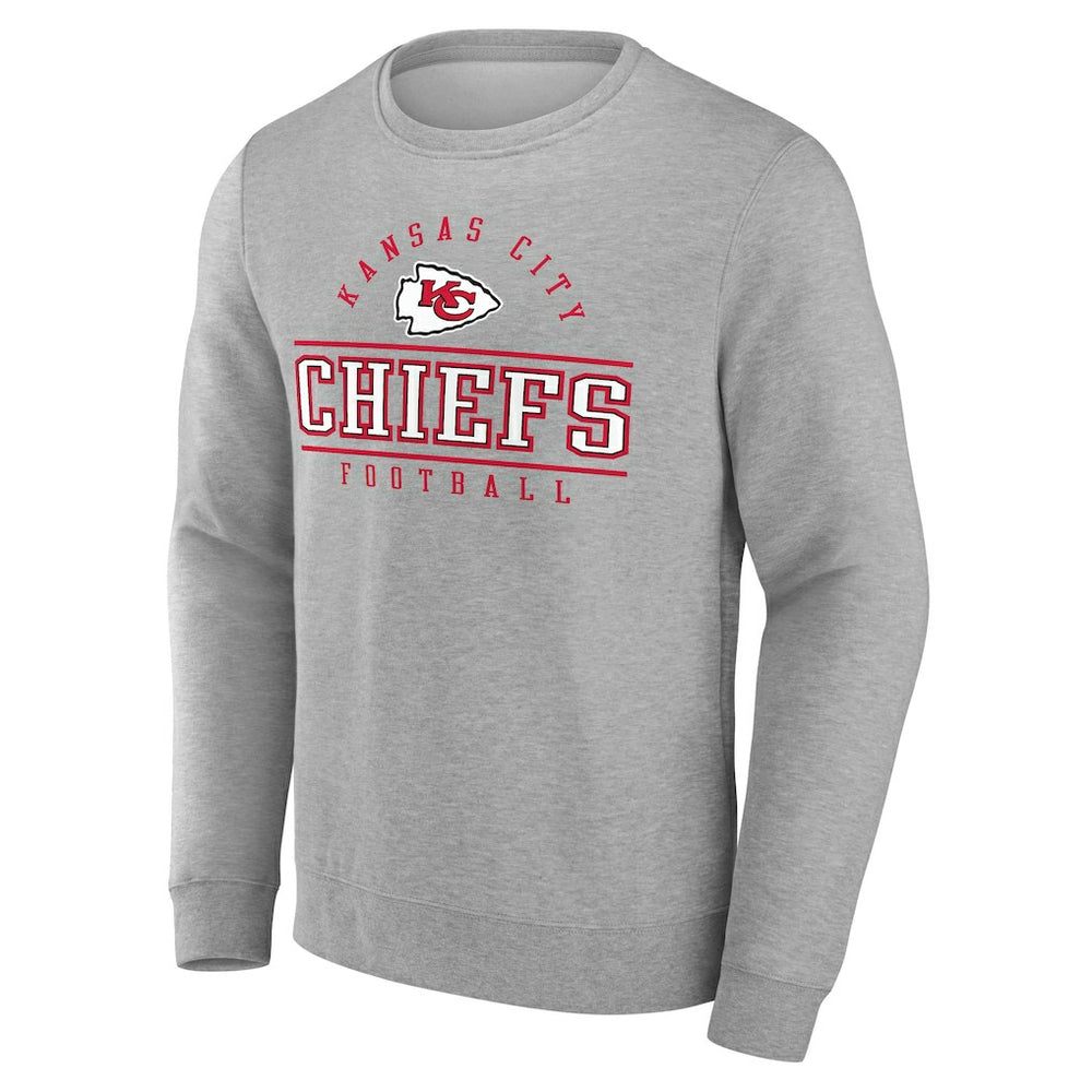 Fanatics Kansas City Chiefs Extreme Tackle Sweatshirt Heather Gray