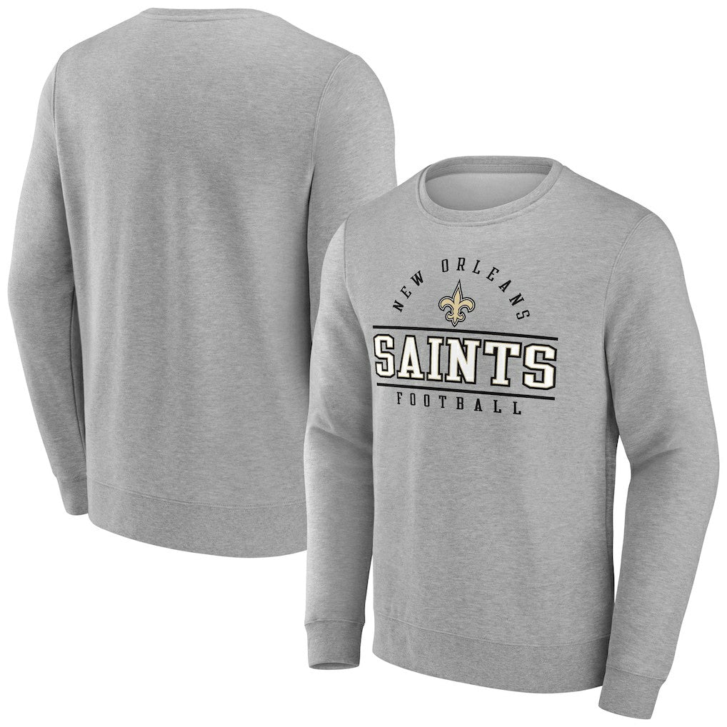 Fanatics New Orleans Saints Extreme Tackle Sweatshirt Heather Gray