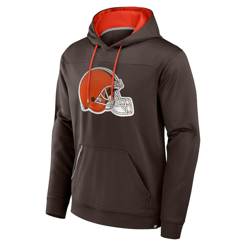Fanatics Cleveland Browns Defender Pullover Hoodie Brown