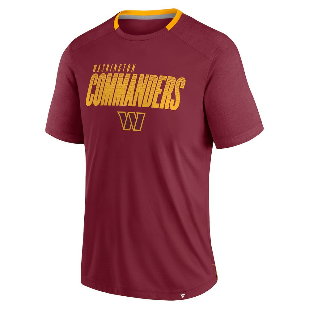 Fanatics Washington Commanders Defender Fade Slant T-Shirt Burgundy