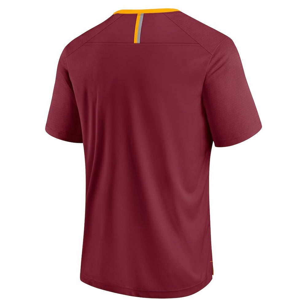 Fanatics Washington Commanders Defender Fade Slant T-Shirt Burgundy