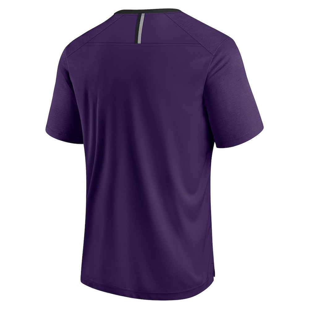 Fanatics Baltimore Ravens Defender Fade Slant T-Shirt Purple