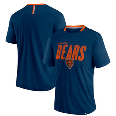 Fanatics Chicago Bears Defender Fade Slant T-Shirt Navy