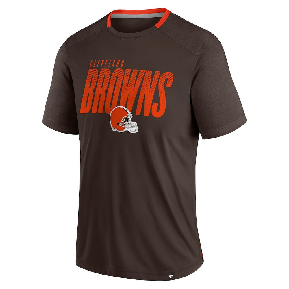 Fanatics Cleveland Browns Defender Fade Slant T-Shirt Brown