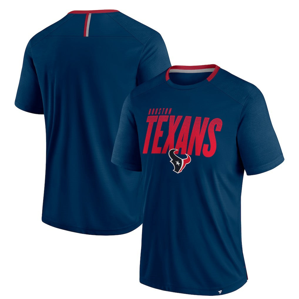Fanatics Houston Texans Defender Fade Slant T-Shirt Navy