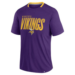 Fanatics Minnesota Vikings Defender Fade Slant T-Shirt Purple