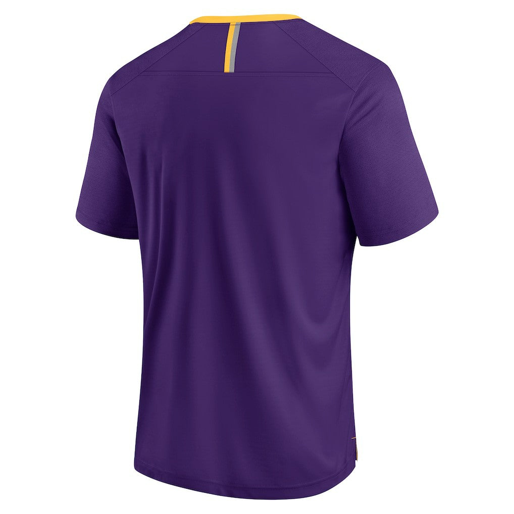 Fanatics Minnesota Vikings Defender Fade Slant T-Shirt Purple