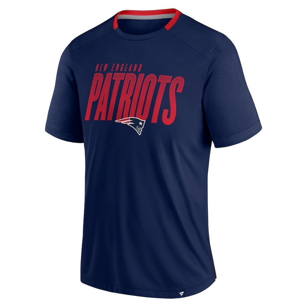 Fanatics New England Patriots Defender Fade Slant T-Shirt Navy