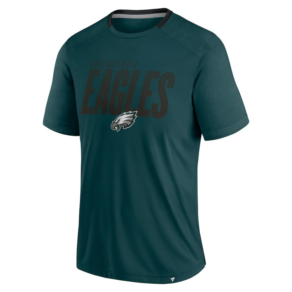 Fanatics Philadelphia Eagles Defender Fade Slant T-Shirt Midnight Green