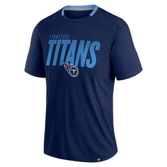 Fanatics Tennessee Titans Defender Fade Slant T-Shirt Navy