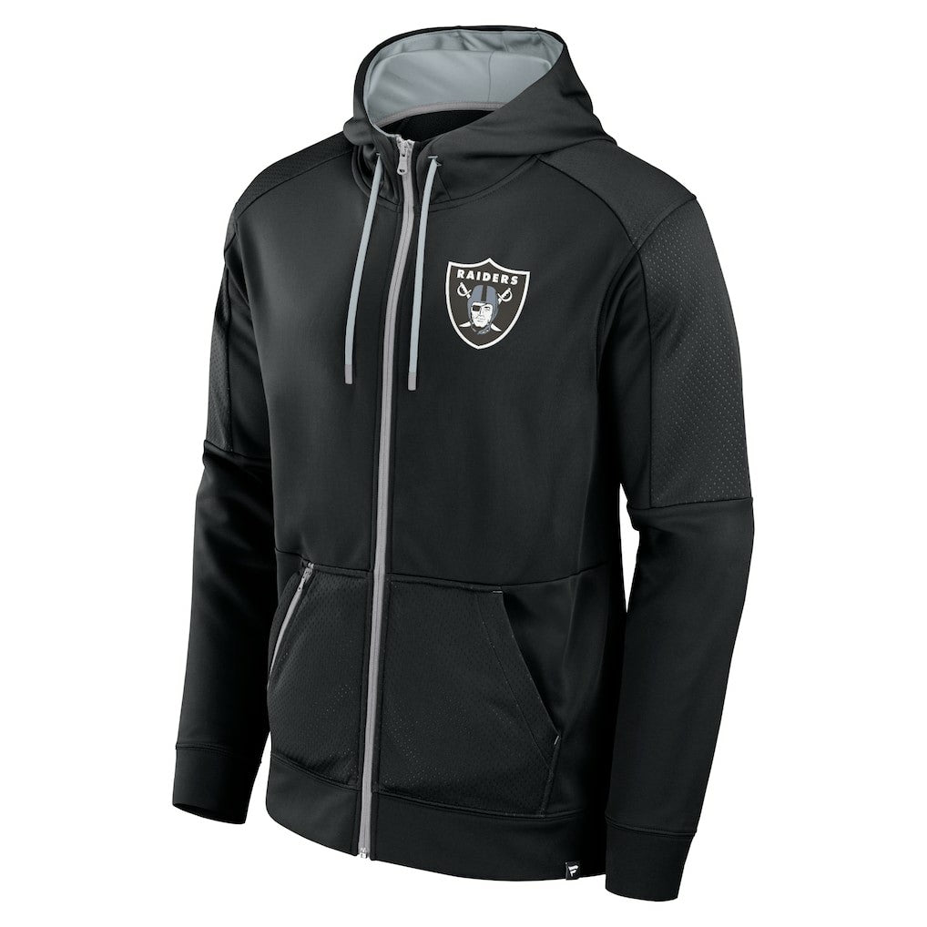Fanatics Las Vegas Raiders Defender Full-Zip Hoodie Black