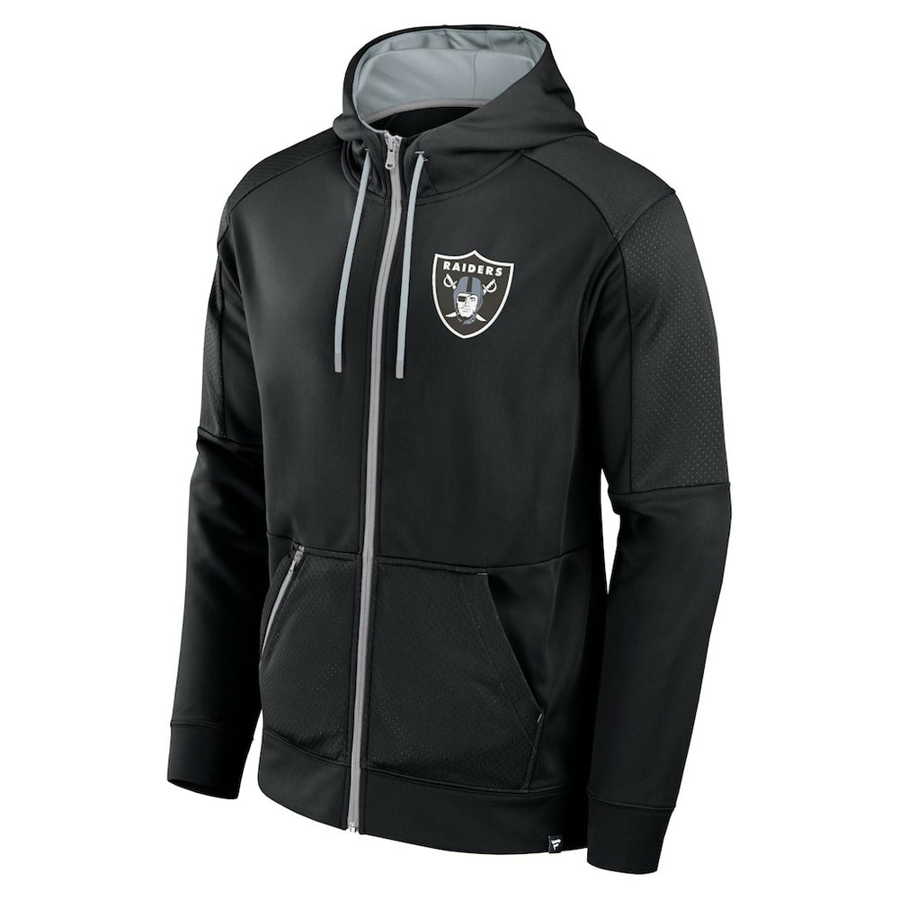 Fanatics Las Vegas Raiders Defender Full-Zip Hoodie Black