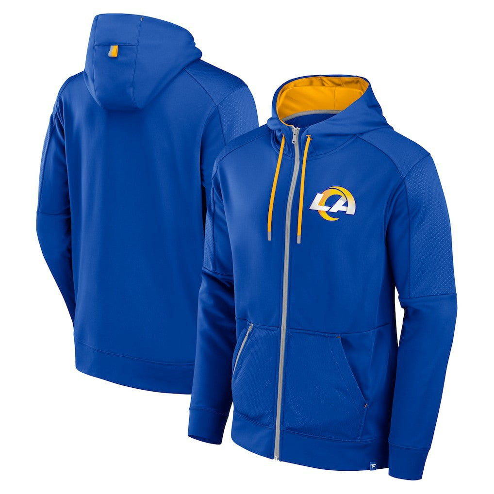 Fanatics Los Angeles Rams Defender Full-Zip Hoodie Royal