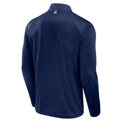 Fanatics Tennessee Titans Defender Long Sleeve Quarter-Zip Jacket Navy