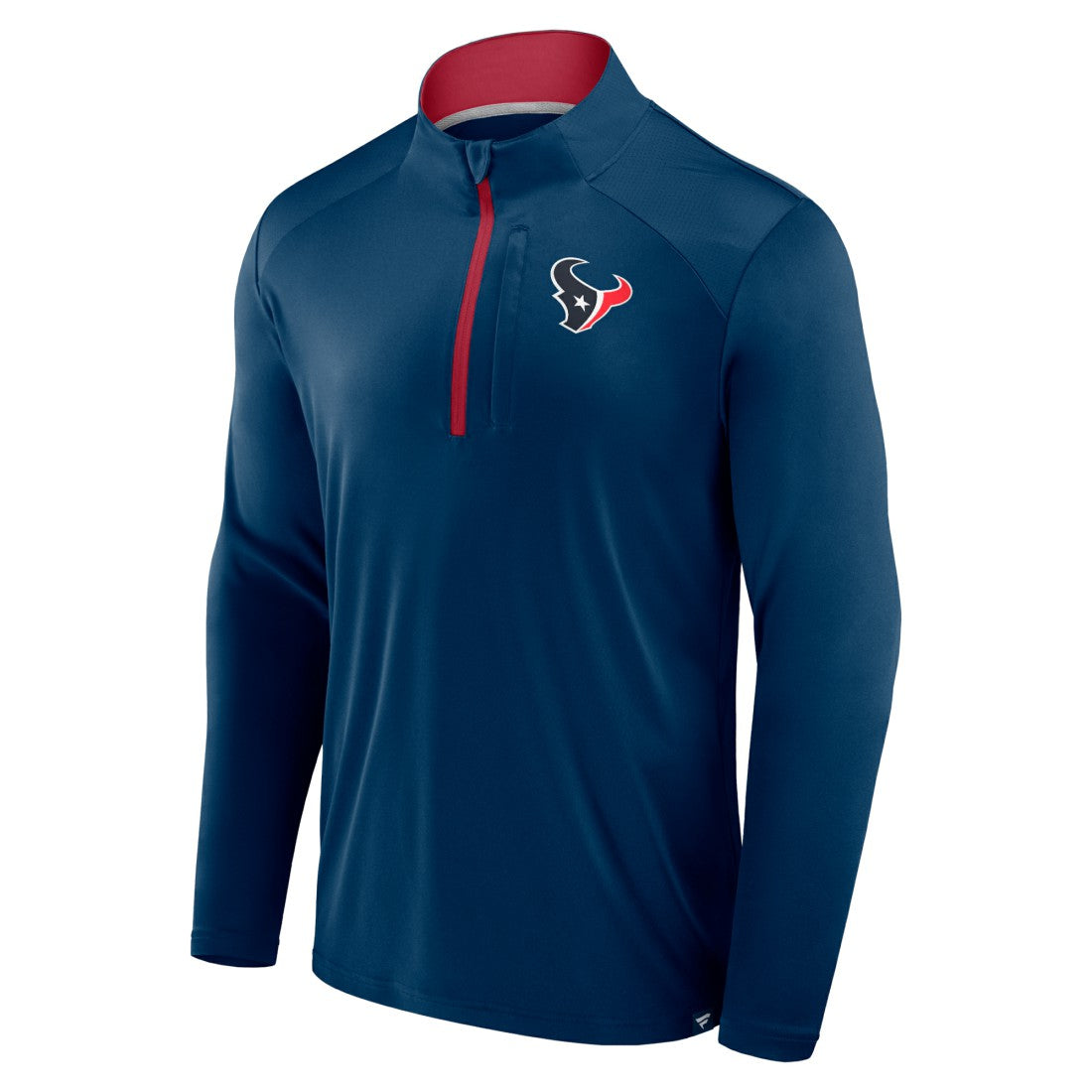 Fanatics Houston Texans Defender Long Sleeve Quarter-Zip Jacket Navy