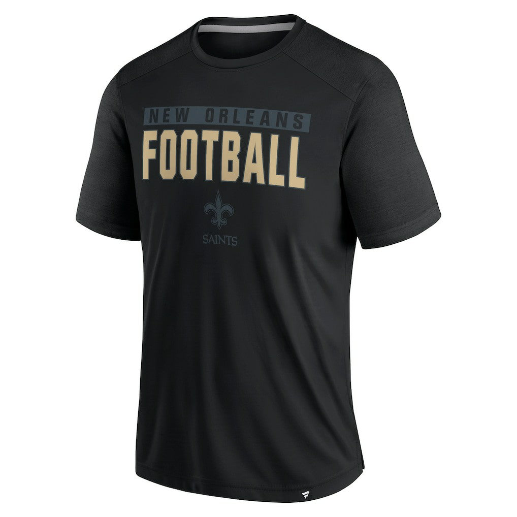 Fanatics New Orleans Saints Defender Blackout T-Shirt Black