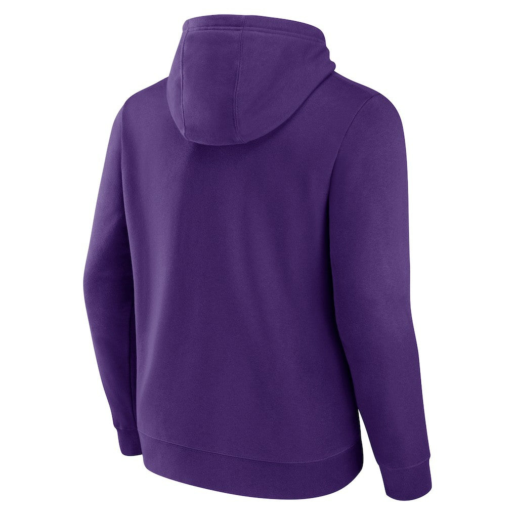 Fanatics Minnesota Vikings Geometric Chrome Pullover Hoodie Purple