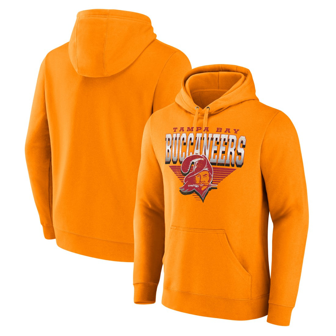 Fanatics Tampa Bay Buccaneers Geometric Chrome Pullover Hoodie Red
