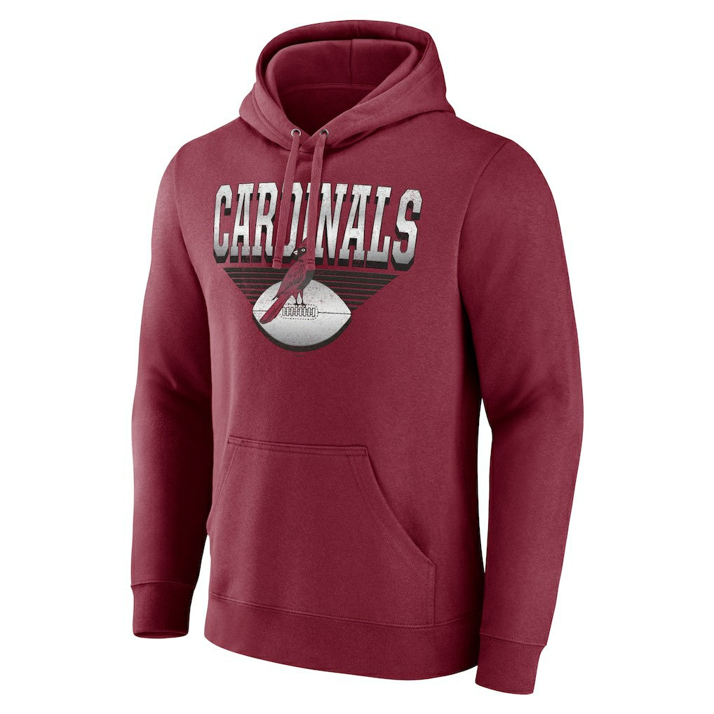 Fanatics Arizona Cardinals Geometric Chrome Pullover Hoodie Cardinal