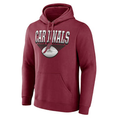 Fanatics Arizona Cardinals Geometric Chrome Pullover Hoodie Cardinal