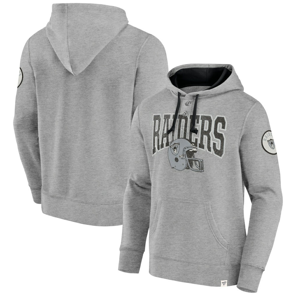 Fanatics Las Vegas Raiders Label Maker Pullover Hoodie Black