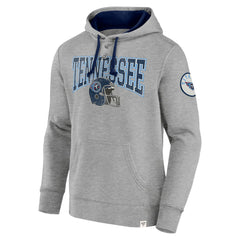 Fanatics Tennessee Titans Label Maker Pullover Hoodie Heather Gray