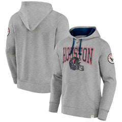 Fanatics Houston Texans Label Maker Pullover Hoodie Heather Gray