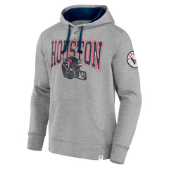 Fanatics Houston Texans Label Maker Pullover Hoodie Heather Gray