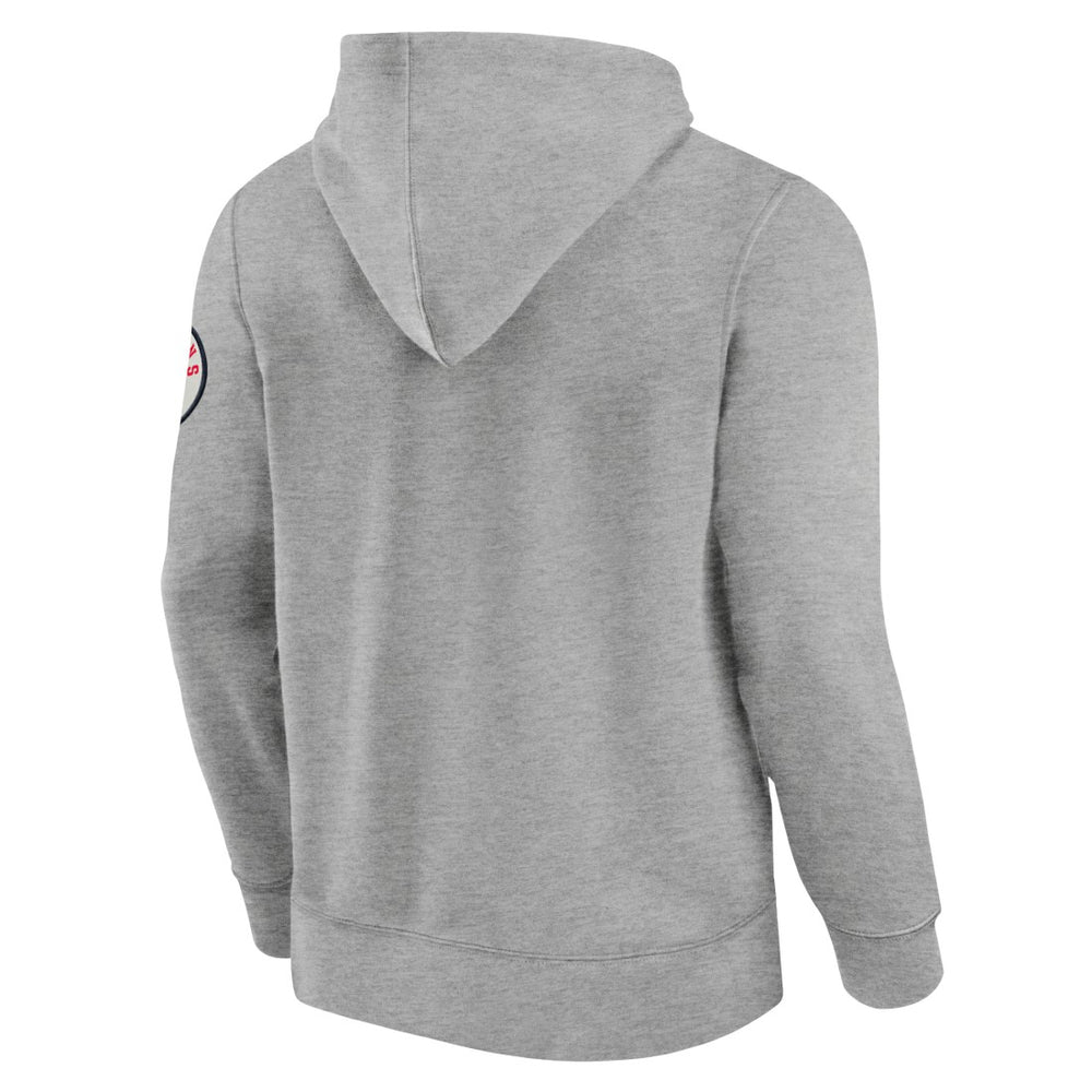 Fanatics Houston Texans Label Maker Pullover Hoodie Heather Gray