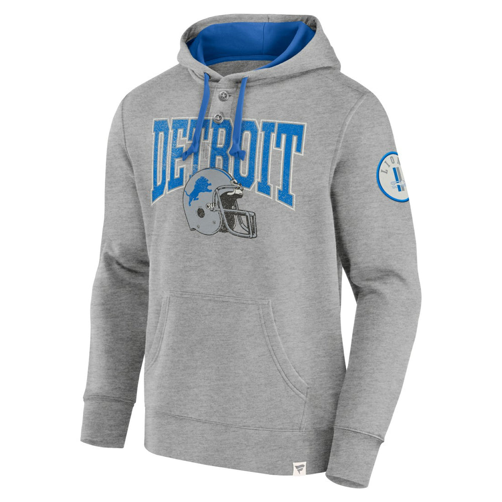 Fanatics Detroit Lions Label Maker Pullover Hoodie Blue