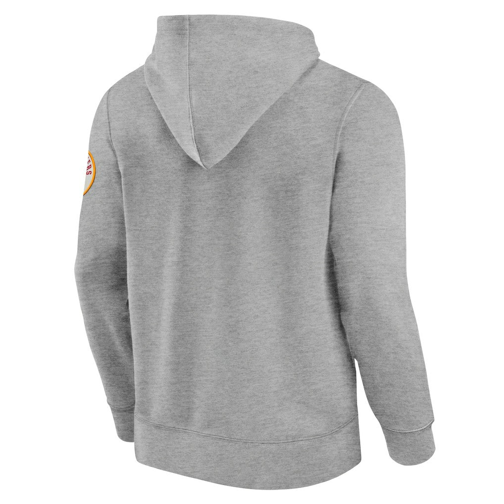 Fanatics Arizona Cardinals Label Maker Pullover Hoodie Heather Gray