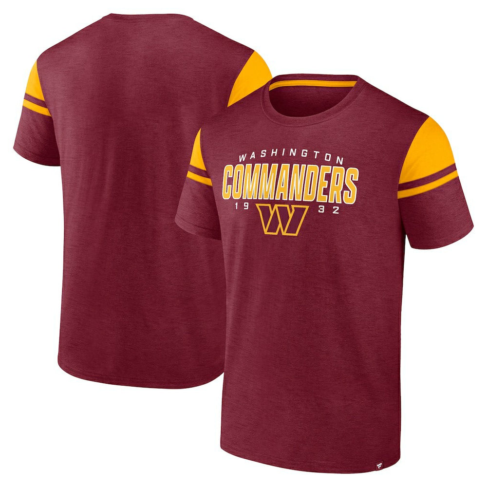 Fanatics Washington Commanders Old School Play Slub T-Shirt Burgundy