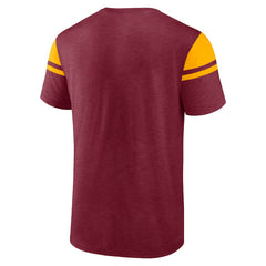 Fanatics Washington Commanders Old School Play Slub T-Shirt Burgundy